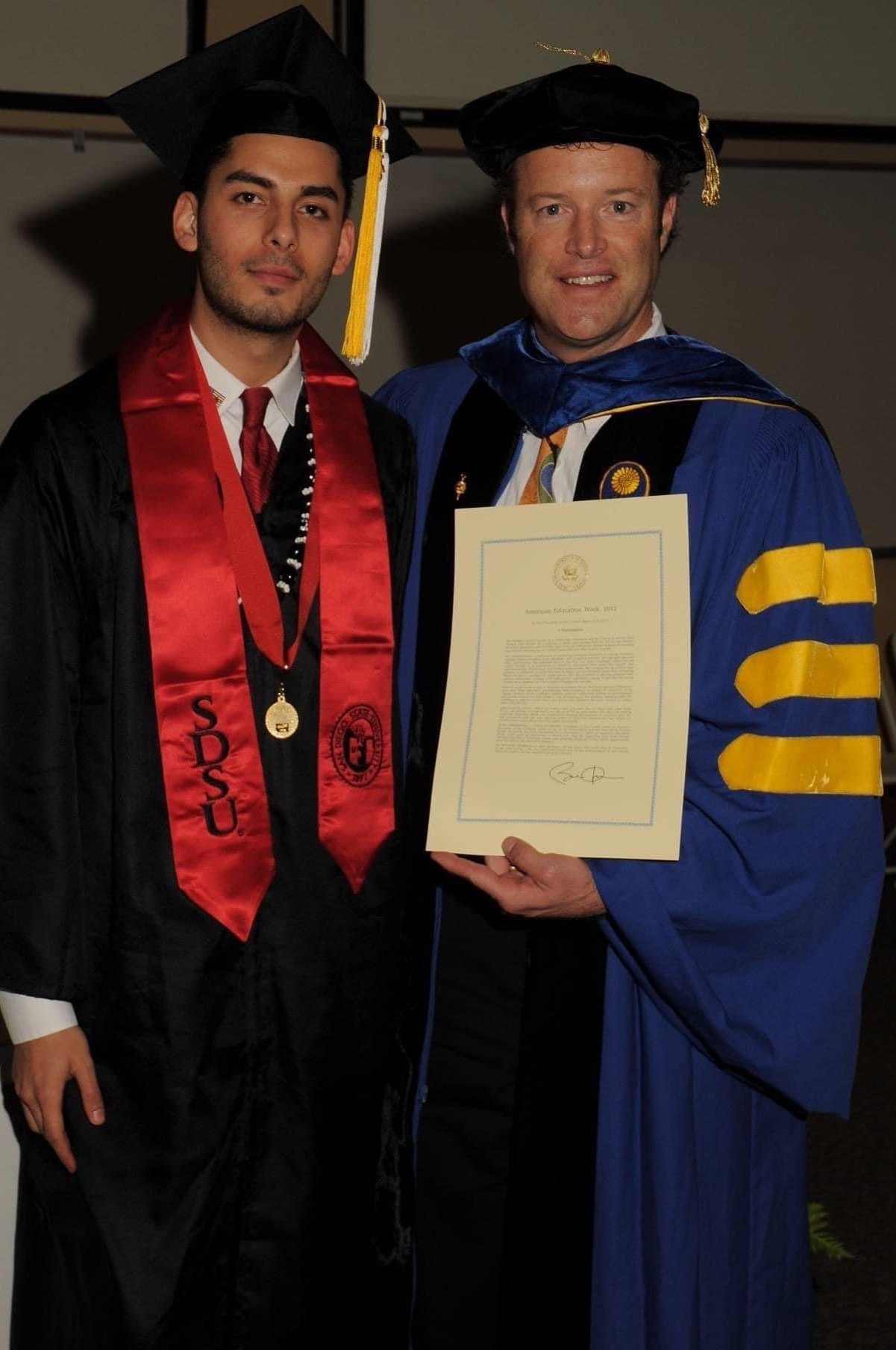 Ammar is an Alumni of San Diego State University.
